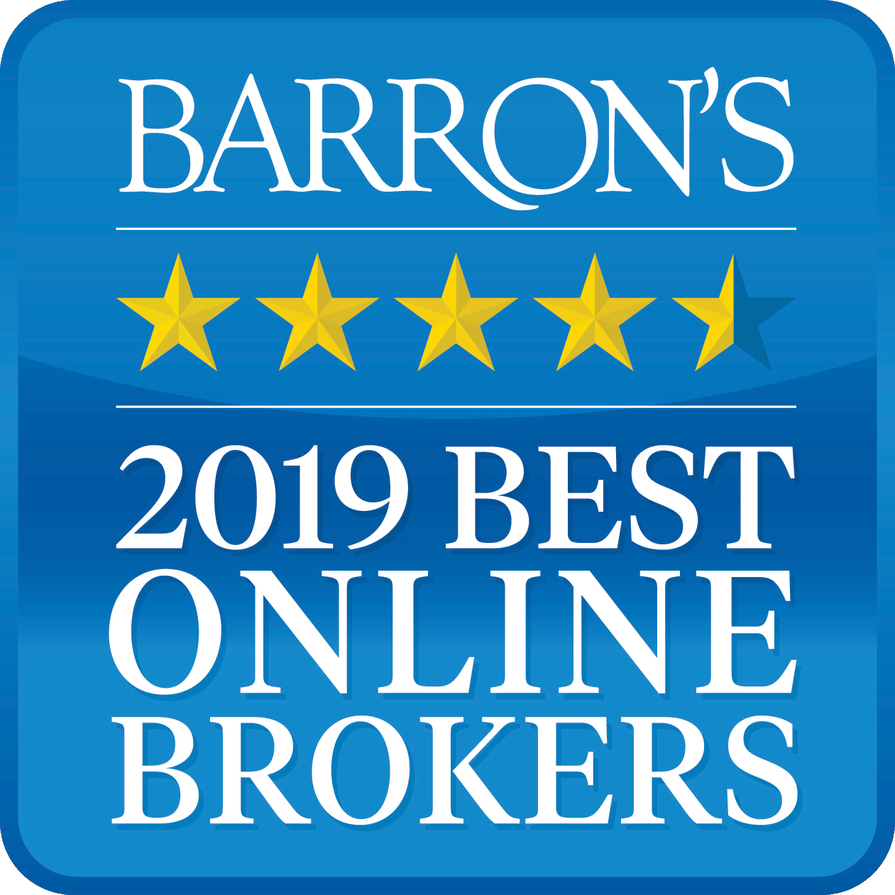 Cosmic Capital Limited was Rated #1 - Best Online Broker - 2019 by Barron's